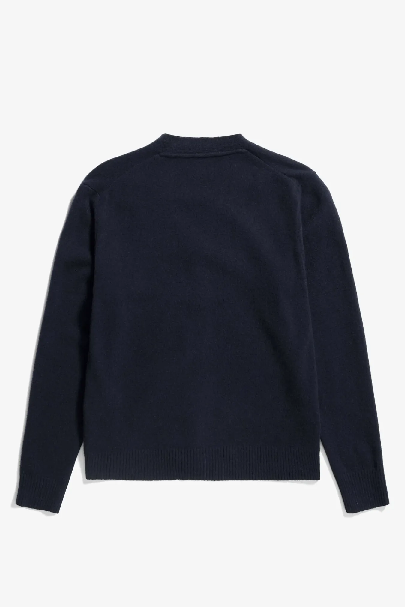 KNITWEAR^Norse Projects Norse Standard Merino Lambswool Cardigan Dark Navy