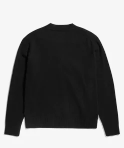 KNITWEAR^Norse Projects Norse Standard Merino Lambswool Cardigan Black