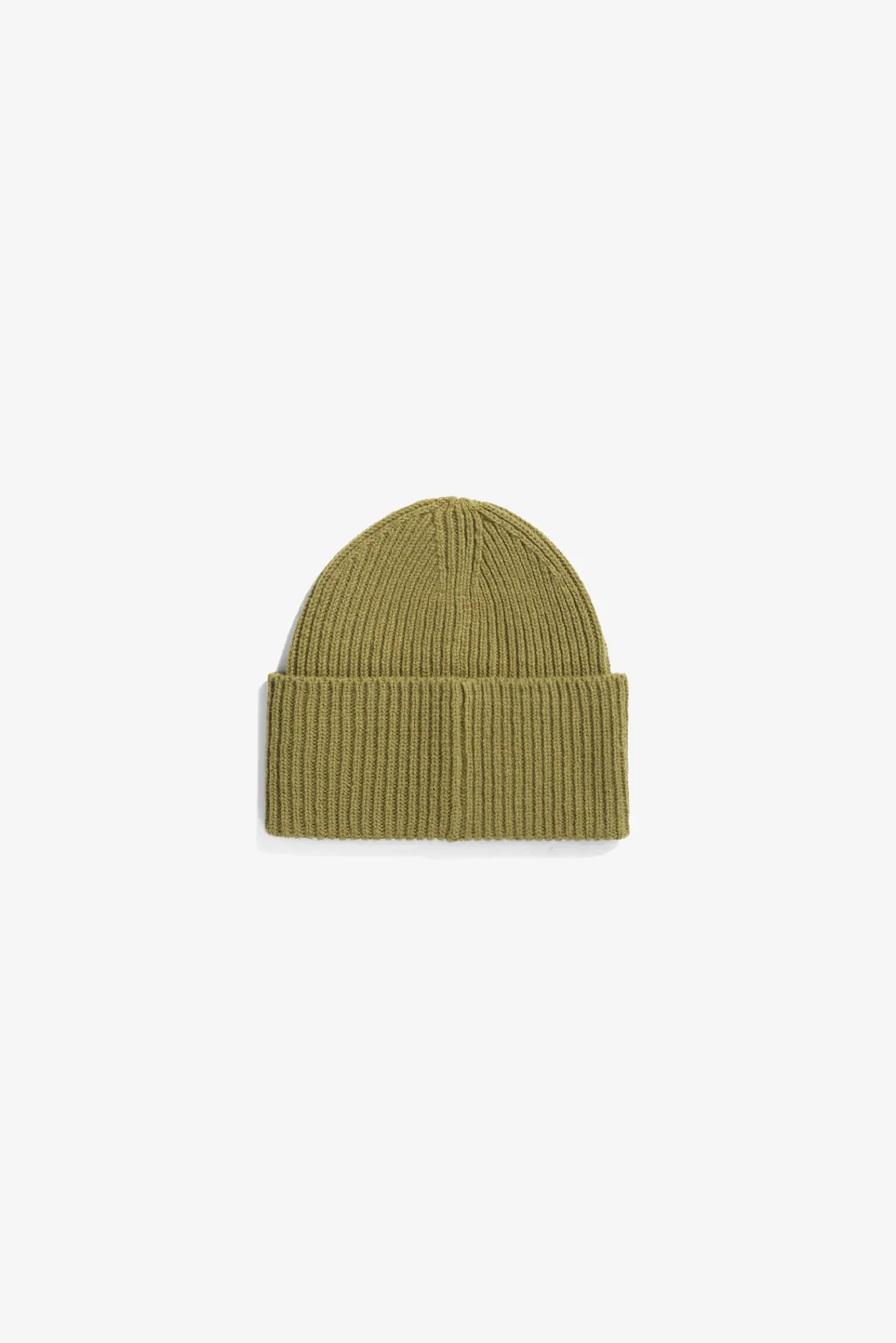 BEANIES^Norse Projects Norse Standard Merino Lambswool Beanie Sitka Green