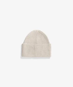 BEANIES^Norse Projects Norse Standard Merino Lambswool Beanie Oatmeal