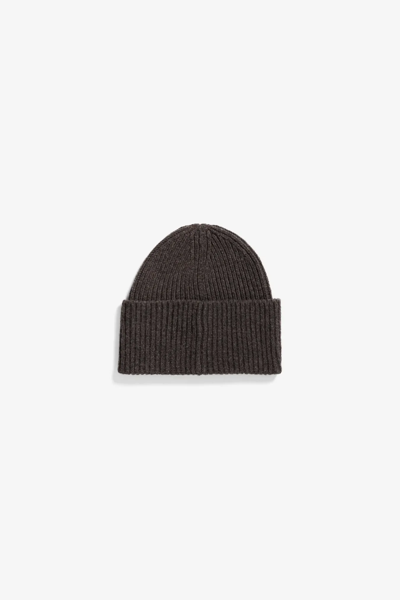 BEANIES^Norse Projects Norse Standard Merino Lambswool Beanie Heathland Brown