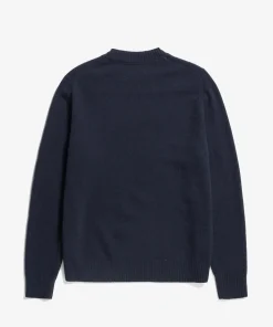 KNITWEAR^Norse Projects Norse Standard Merino Lambswool Sweater Dark Navy