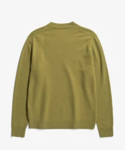 KNITWEAR^Norse Projects Norse Standard Merino Lambswool Sweater Sitka Green