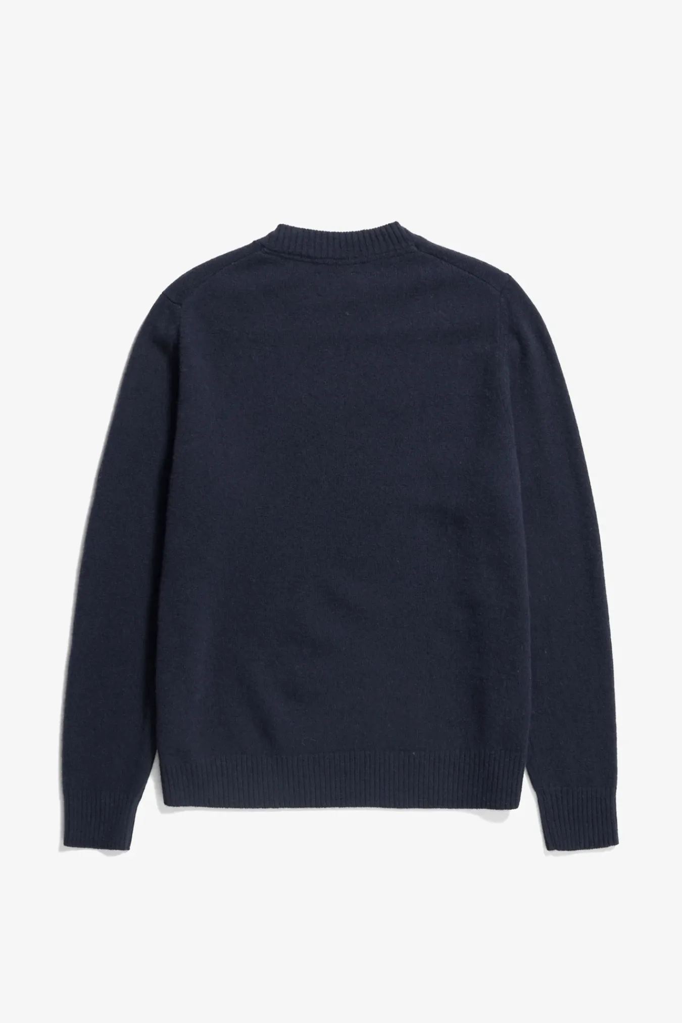 KNITWEAR^Norse Projects Norse Standard Merino Lambswool Sweater Dark Navy