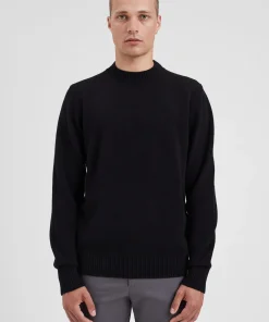 KNITWEAR^Norse Projects Norse Standard Merino Lambswool Sweater Black