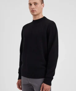 KNITWEAR^Norse Projects Norse Standard Merino Lambswool Sweater Black