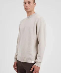 KNITWEAR^Norse Projects Norse Standard Merino Lambswool Sweater Oatmeal