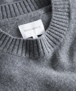 KNITWEAR^Norse Projects Norse Standard Merino Lambswool Sweater Grey Melange