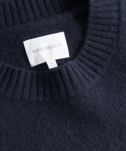 KNITWEAR^Norse Projects Norse Standard Merino Lambswool Sweater Dark Navy