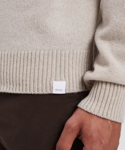 KNITWEAR^Norse Projects Norse Standard Merino Lambswool Sweater Oatmeal