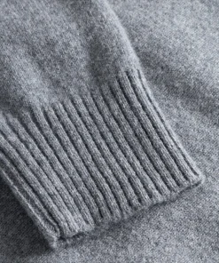 KNITWEAR^Norse Projects Norse Standard Merino Lambswool Sweater Grey Melange