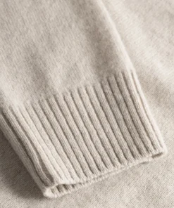 KNITWEAR^Norse Projects Norse Standard Merino Lambswool Polo Oatmeal