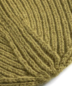 BEANIES^Norse Projects Norse Standard Merino Lambswool Beanie Sitka Green