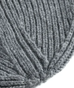 BEANIES^Norse Projects Norse Standard Merino Lambswool Beanie Grey Melange