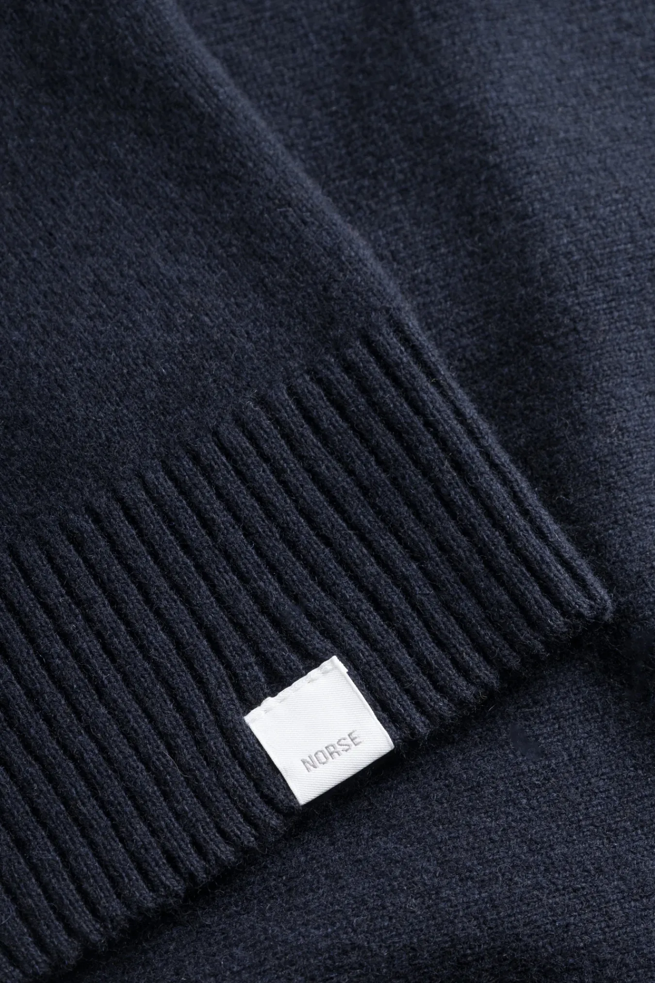 KNITWEAR^Norse Projects Norse Standard Merino Lambswool Cardigan Dark Navy