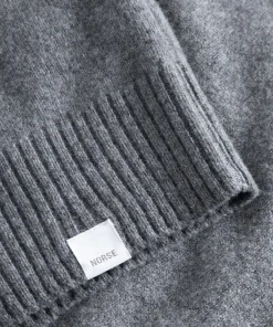 KNITWEAR^Norse Projects Norse Standard Merino Lambswool Sweater Grey Melange