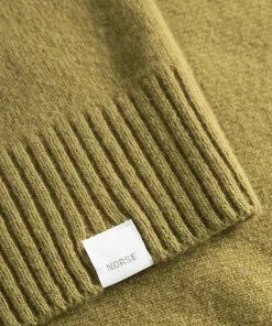 KNITWEAR^Norse Projects Norse Standard Merino Lambswool Polo Sitka Green