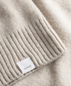 KNITWEAR^Norse Projects Norse Standard Merino Lambswool Polo Oatmeal