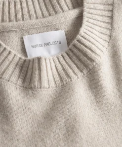 KNITWEAR^Norse Projects Norse Standard Merino Lambswool Sweater Oatmeal