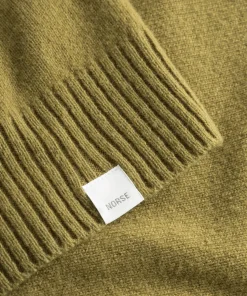 KNITWEAR^Norse Projects Norse Standard Merino Lambswool Sweater Sitka Green