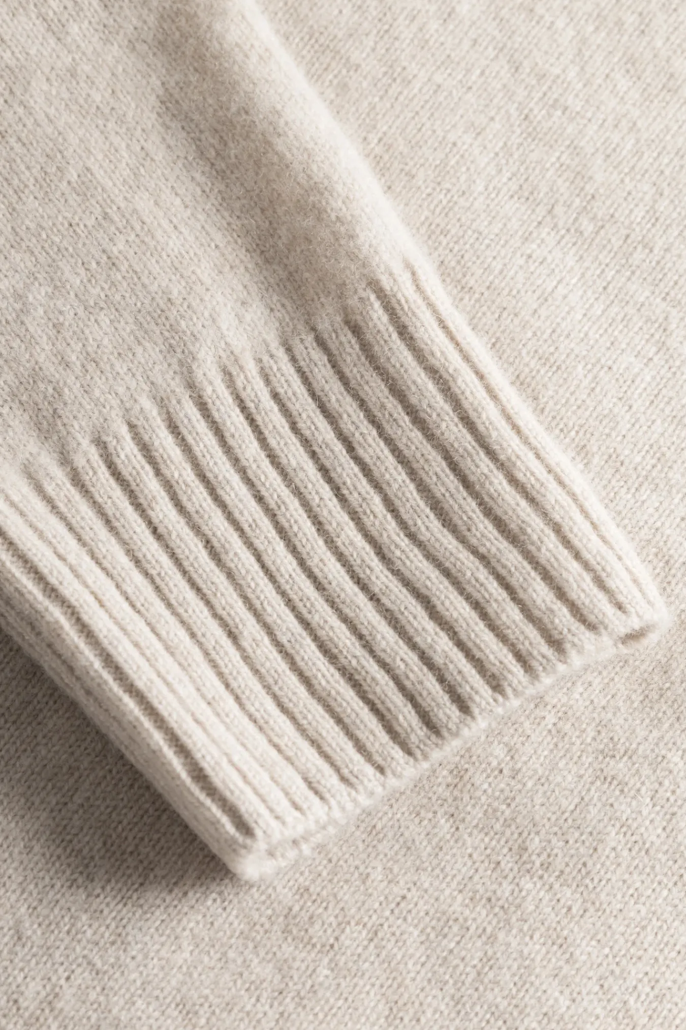 KNITWEAR^Norse Projects Norse Standard Merino Lambswool Sweater Oatmeal