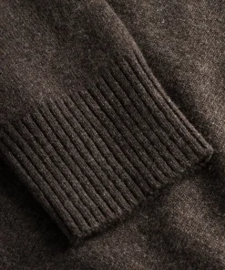 KNITWEAR^Norse Projects Norse Standard Merino Lambswool Cardigan Heathland Brown