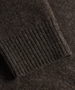 KNITWEAR^Norse Projects Norse Standard Merino Lambswool Polo Heathland Brown
