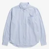 SHIRTING^Norse Projects Norse Standard Oxford BD Shirt Pale Blue Stripe