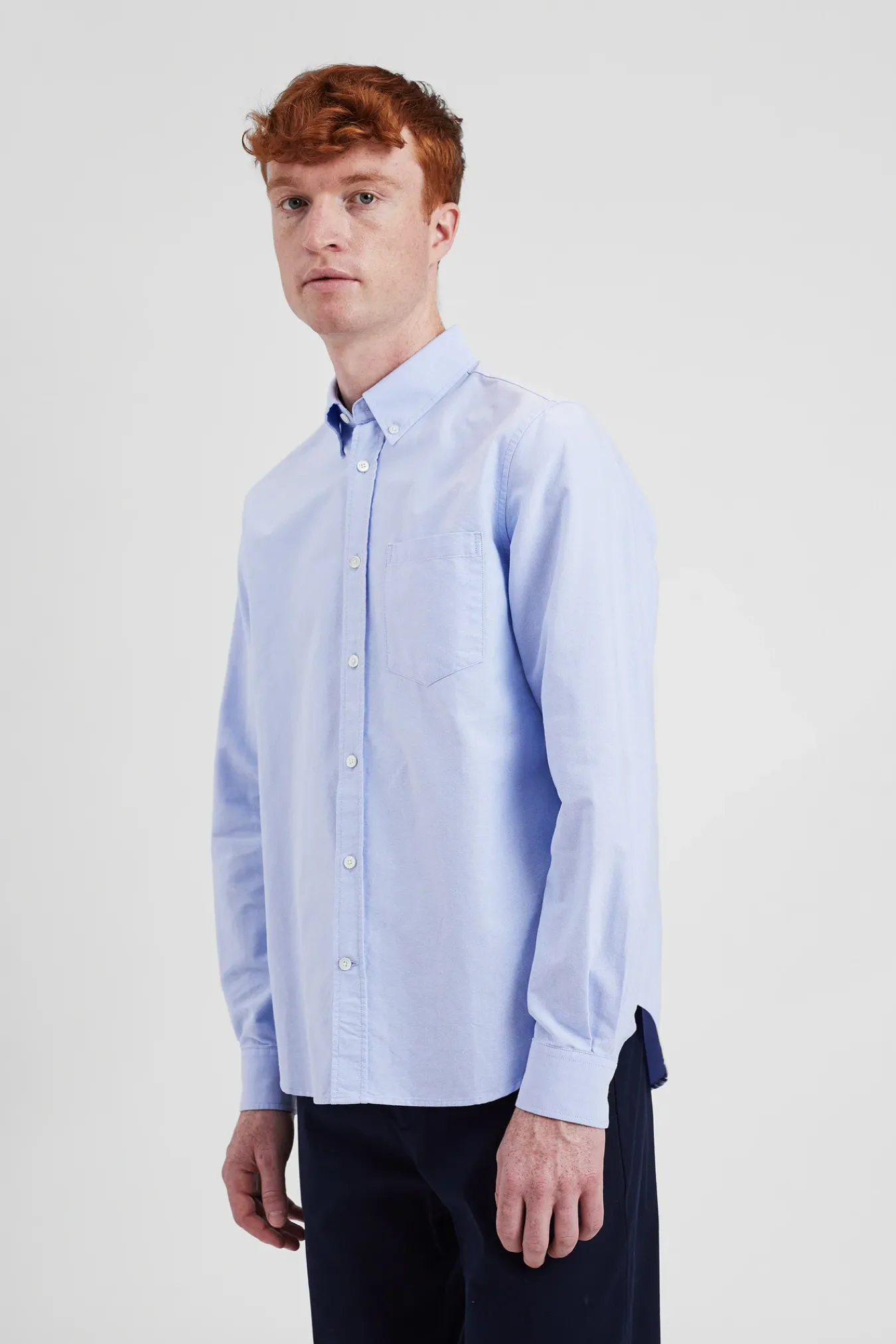 SHIRTING^Norse Projects Norse Standard Oxford BD Shirt Pale Blue