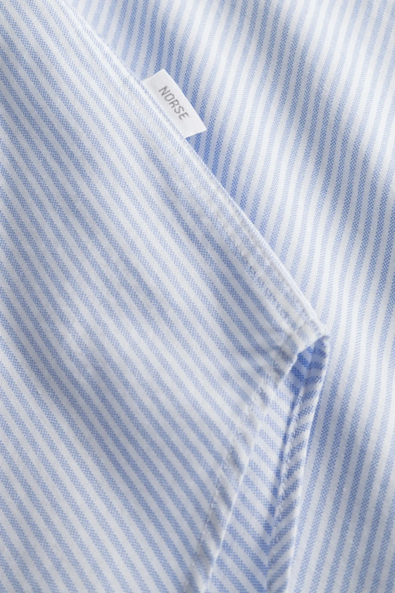 SHIRTING^Norse Projects Norse Standard Oxford BD Shirt Pale Blue Stripe