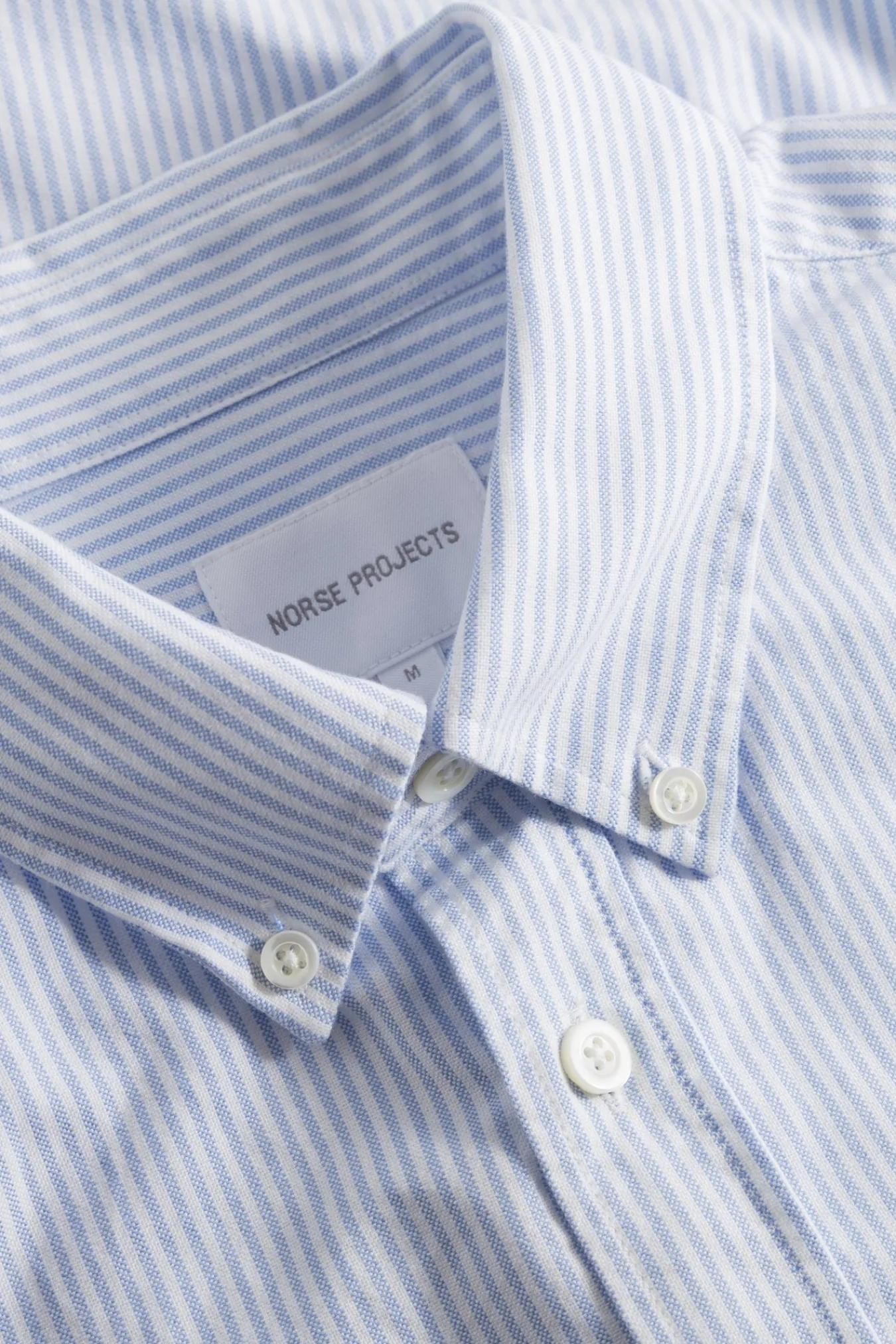 SHIRTING^Norse Projects Norse Standard Oxford BD Shirt Pale Blue Stripe