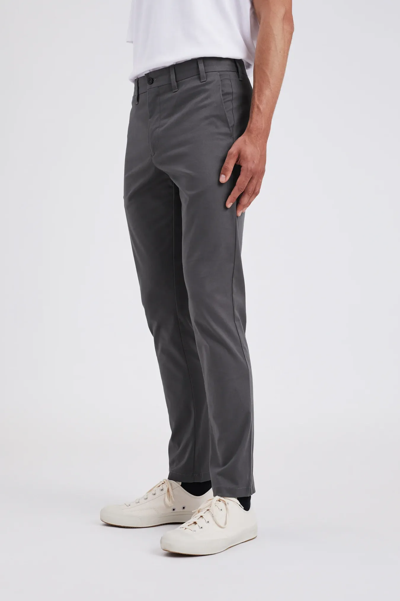 TROUSERS^Norse Projects Norse Standard Slim Chino Magnet Grey