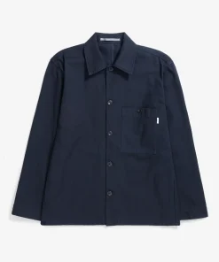 OVERSHIRTS^Norse Projects Norse Standard Twill Overshirt Dark Navy