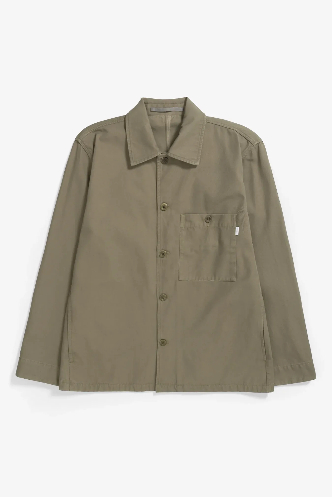 OVERSHIRTS^Norse Projects Norse Standard Twill Overshirt Sediment Green