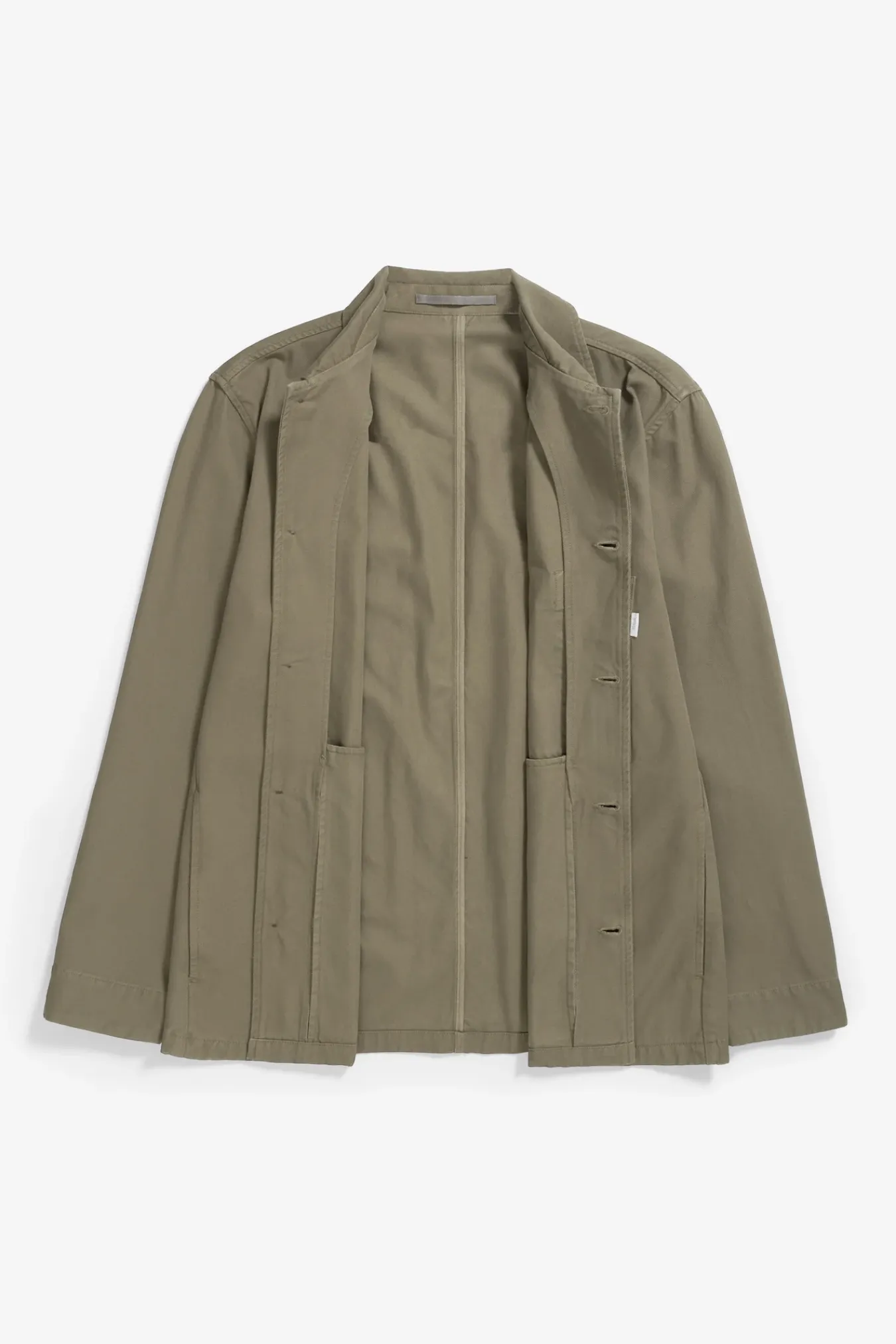 OVERSHIRTS^Norse Projects Norse Standard Twill Overshirt Sediment Green