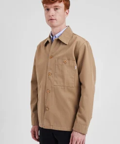OVERSHIRTS^Norse Projects Norse Standard Twill Overshirt Utility Khaki