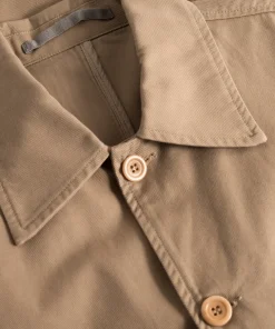 OVERSHIRTS^Norse Projects Norse Standard Twill Overshirt Utility Khaki