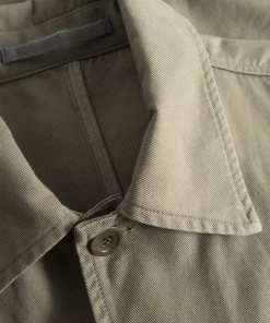 OVERSHIRTS^Norse Projects Norse Standard Twill Overshirt Sediment Green