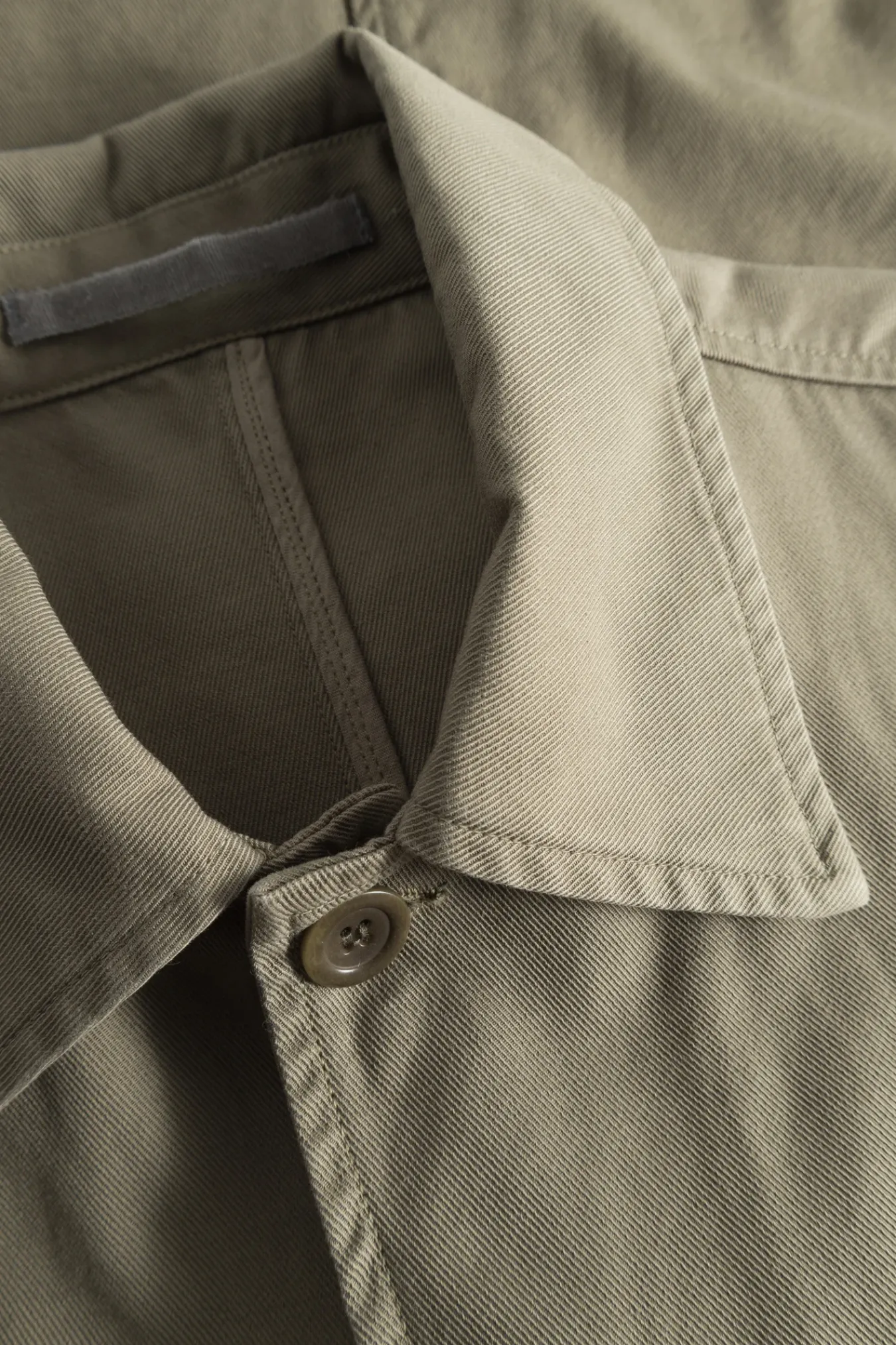 OVERSHIRTS^Norse Projects Norse Standard Twill Overshirt Sediment Green