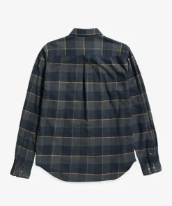 SHIRTING^Norse Projects Osvald Flannel Check Shirt Dark Navy