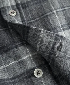SHIRTING^Norse Projects Osvald Flannel Check Shirt Grey Melange