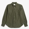 SHIRTING^Norse Projects Osvald Flannel Shirt Sitka Green
