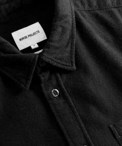 SHIRTING^Norse Projects Osvald Flannel Shirt Black