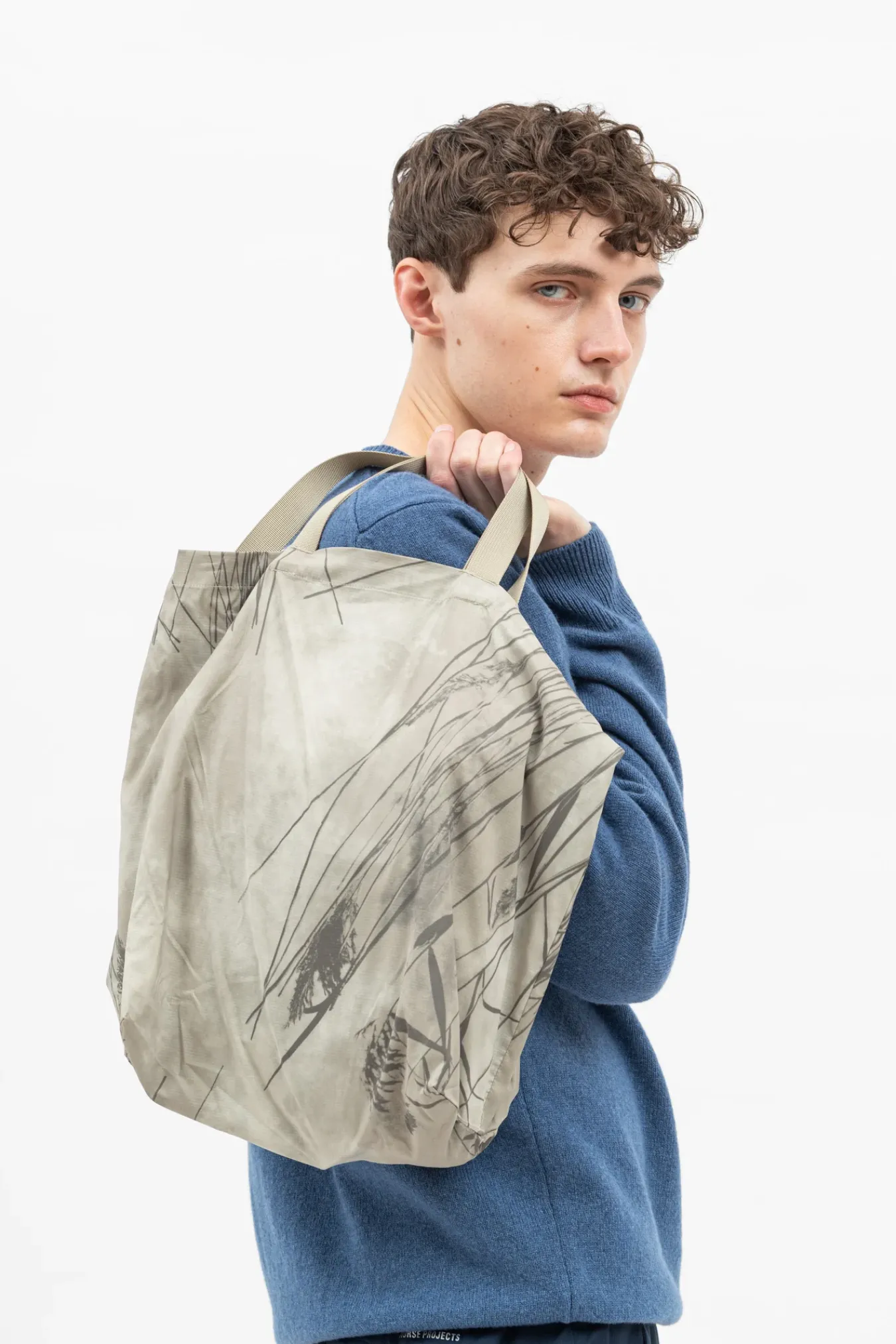 ACCESSORIES^Norse Projects Print Technical Tote Light Khaki