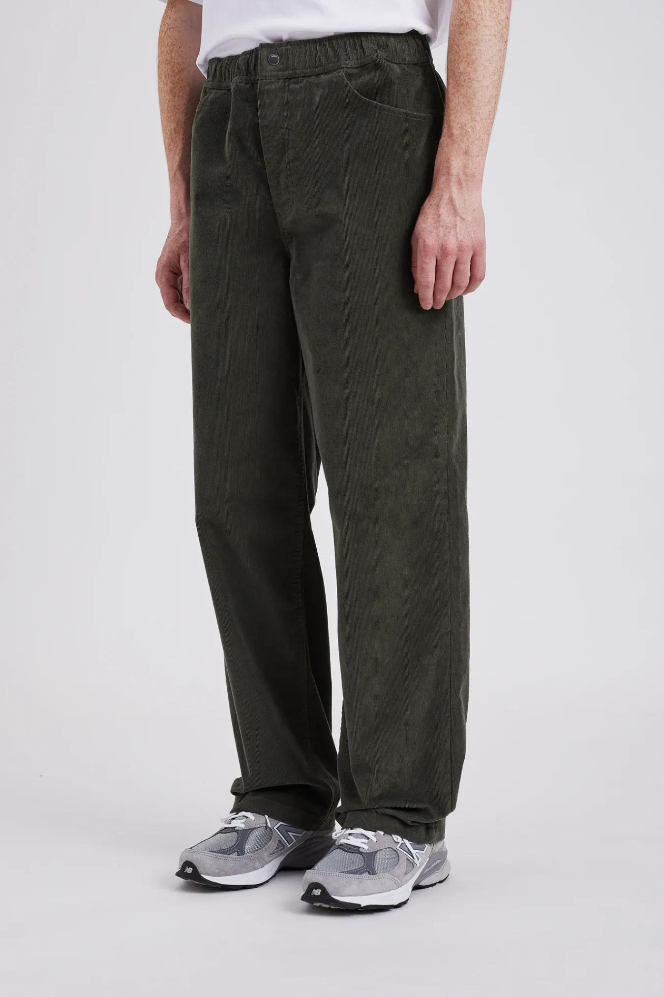 TROUSERS^Norse Projects Ragnar Relaxed Solotex Corduroy Pant Ivy Green