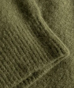 KNITWEAR^Norse Projects Rasmus Relaxed Brushed Polo Ivy Green