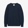 KNITWEAR^Norse Projects Sigfred Cashmere Sweater Dark Navy