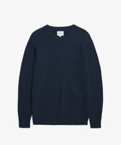 KNITWEAR^Norse Projects Sigfred Cashmere Sweater Dark Navy
