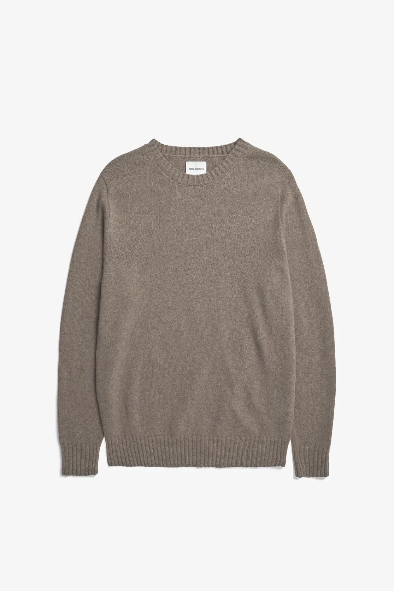 KNITWEAR^Norse Projects Sigfred Cashmere Sweater Taupe