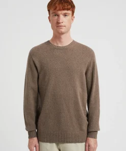 KNITWEAR^Norse Projects Sigfred Cashmere Sweater Taupe